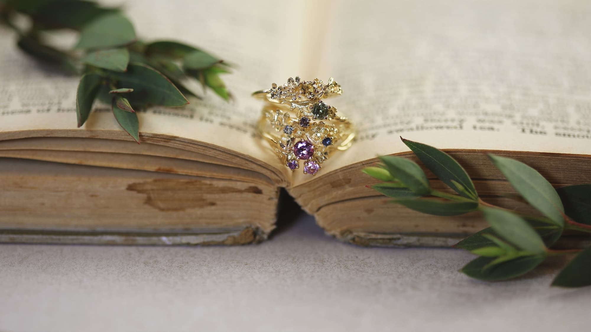 Coloured Gemstone Engagement Rings