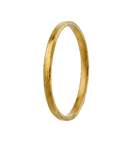 product shot of Textured 1.5mm Spring Band Ring by Alex Monroe Jewellery