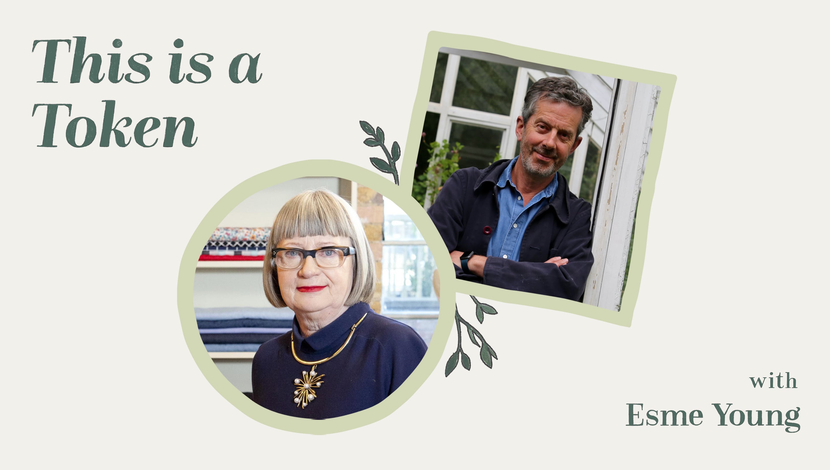 This is a Token Esme Young Alex Monroe Jewellery