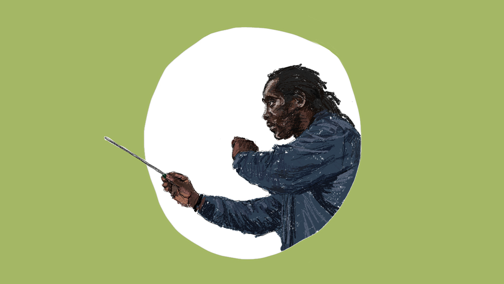 This is a Token Dwight Pile Gray Illustration Alex Monroe Jewellery