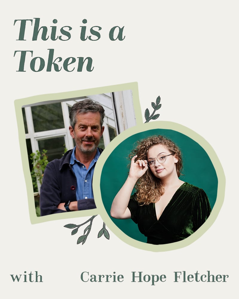 This is a Token Carrie Hope FletcherAlex Monroe Jewellery