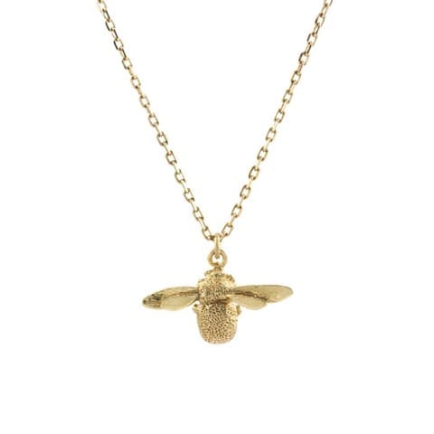 Teeny Tiny Bumblebee 18ct yellow gold Necklace